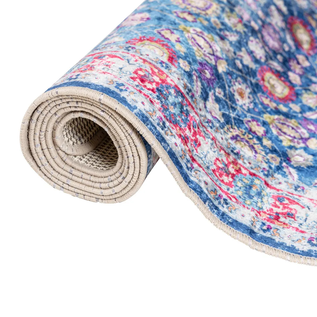Tapete lavável 80x300 cm multicor