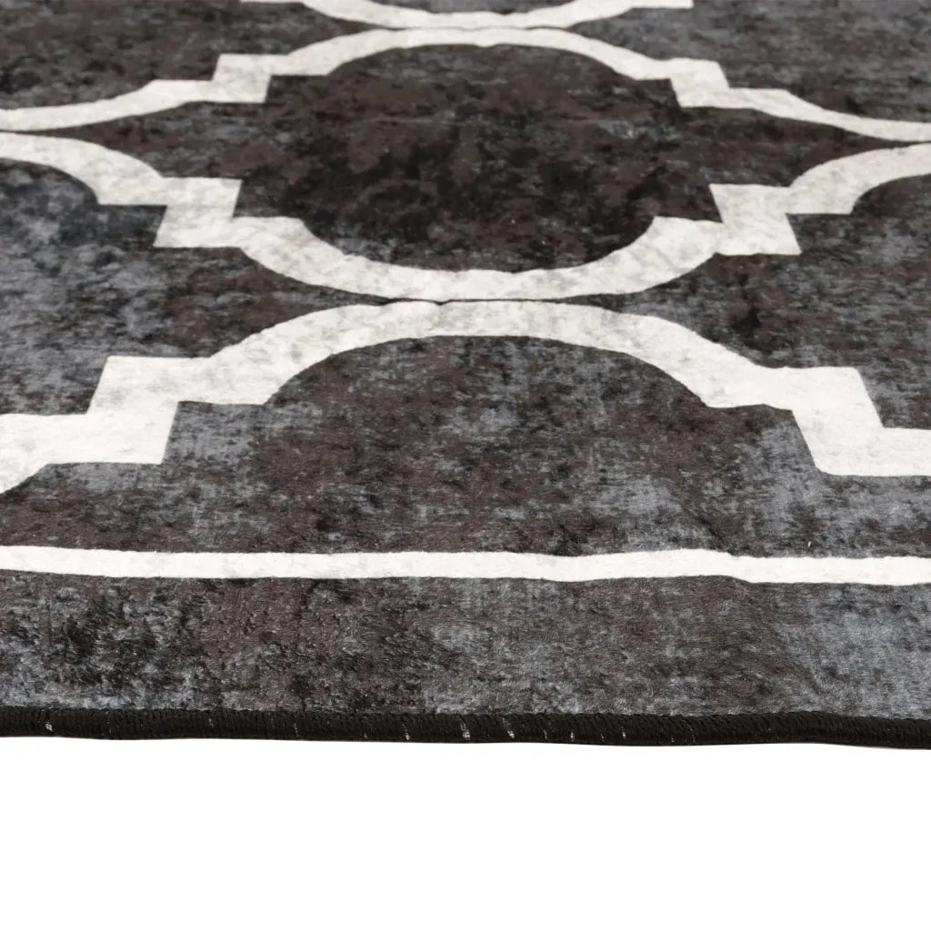 Tapete lavável 80x300 cm  e branco