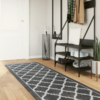 Tapete lavável 80x300 cm  e branco