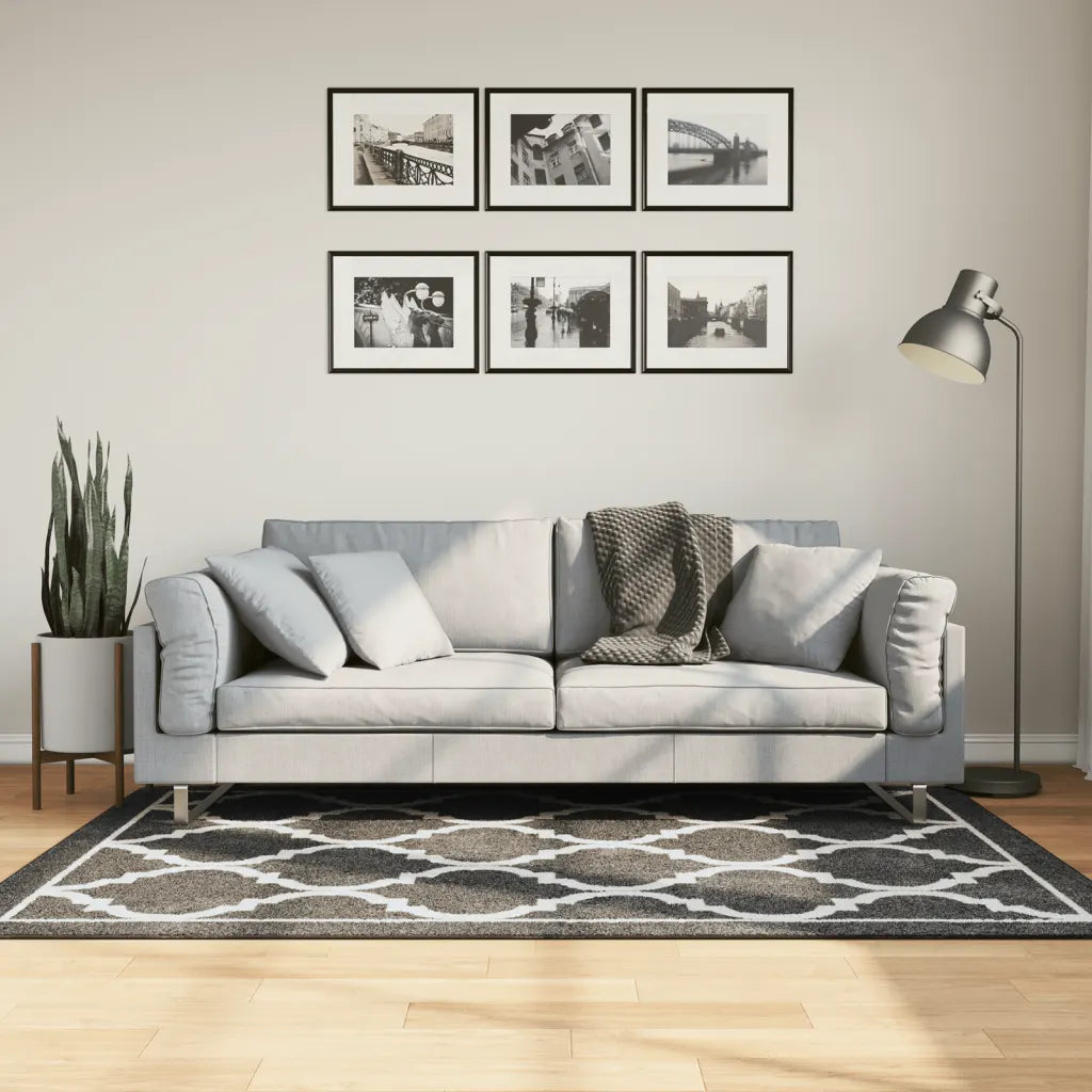 Tapete lavável 120x180 cm  e branco
