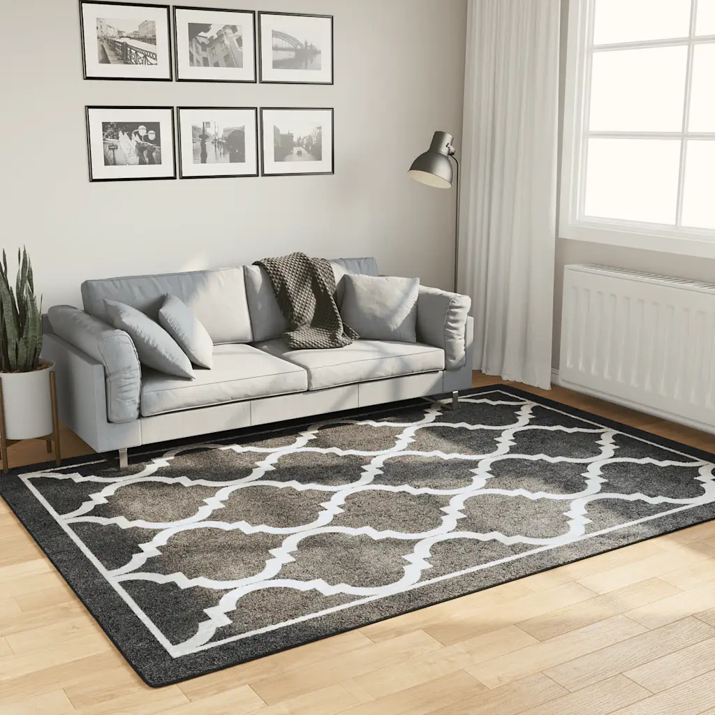 Tapete lavável 160x230 cm  e branco