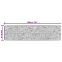 Tapete lavável 80x300 cm multicor
