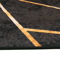 Tapete lavável 190x300 cm  e dourado
