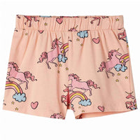 Pijama de manga curta para criança laranja-claro 92