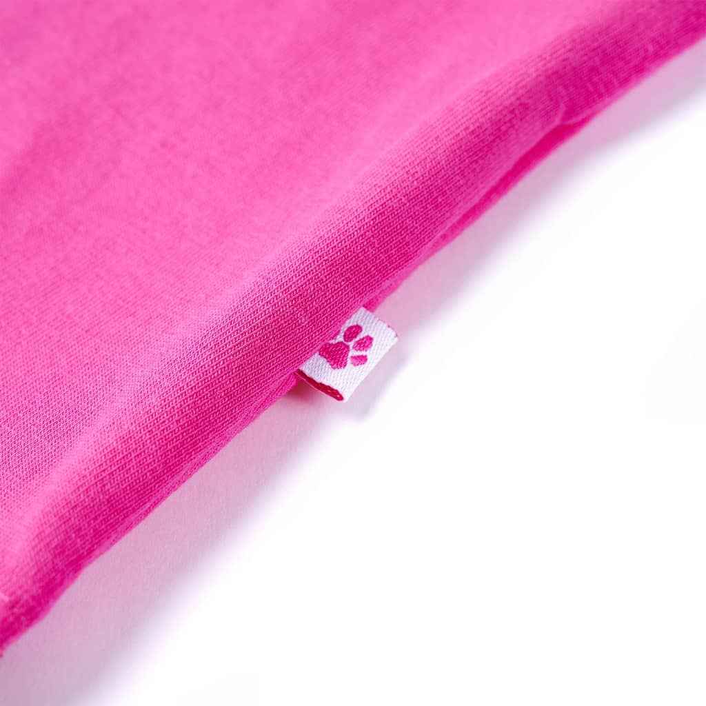 T-shirt de criança rosa-escuro 92