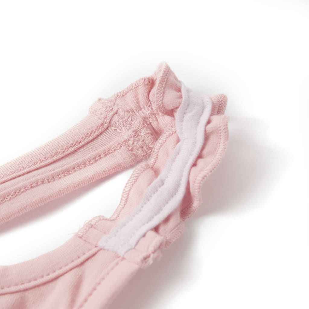 T-shirt de alças para criança rosa-claro 92