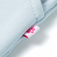 Calças de fato de treino para criança azul-claro 92