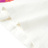 T-shirt infantil cor cru 92