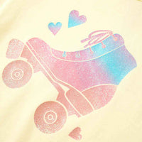 T-shirt de criança amarelo-suave 92