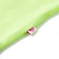 T-shirt de criança amarelo néon 92