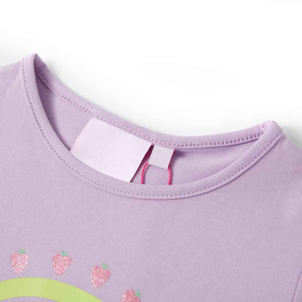 T-shirt infantil lilás 92