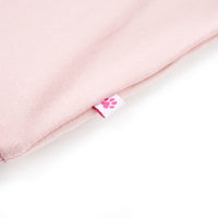 Sweatshirt para criança cor rosa-claro 92