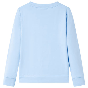 Sweatshirt para criança azul-claro 92