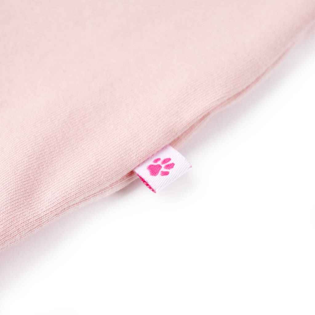 T-shirt de criança rosa-claro 92