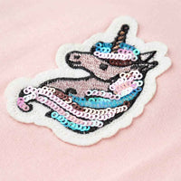 T-shirt de criança rosa-claro 92