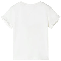 T-shirt infantil cor cru 92