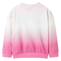 Sweatshirt para criança cor rosa-claro 92