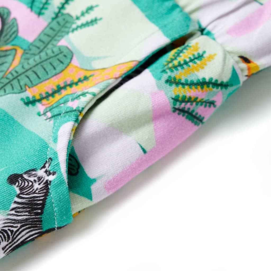 Calções para criança com cordão menta-claro 92