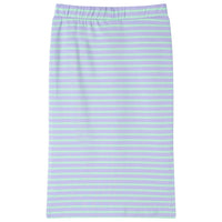 Saia reta para criança com riscas menta-brilhante 92