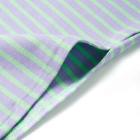 Saia reta para criança com riscas menta-brilhante 92