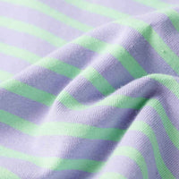 Saia reta para criança com riscas menta-brilhante 92