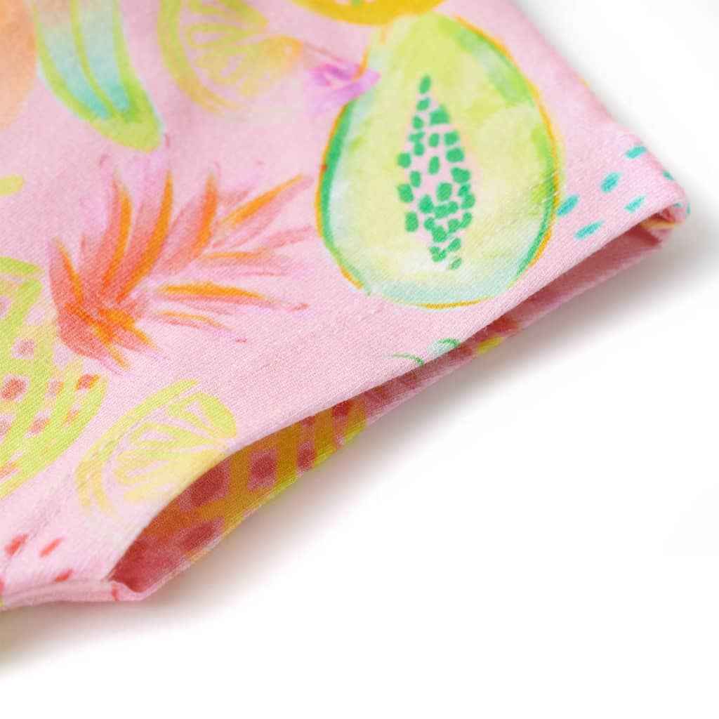 Vestido de criança rosa suave 92