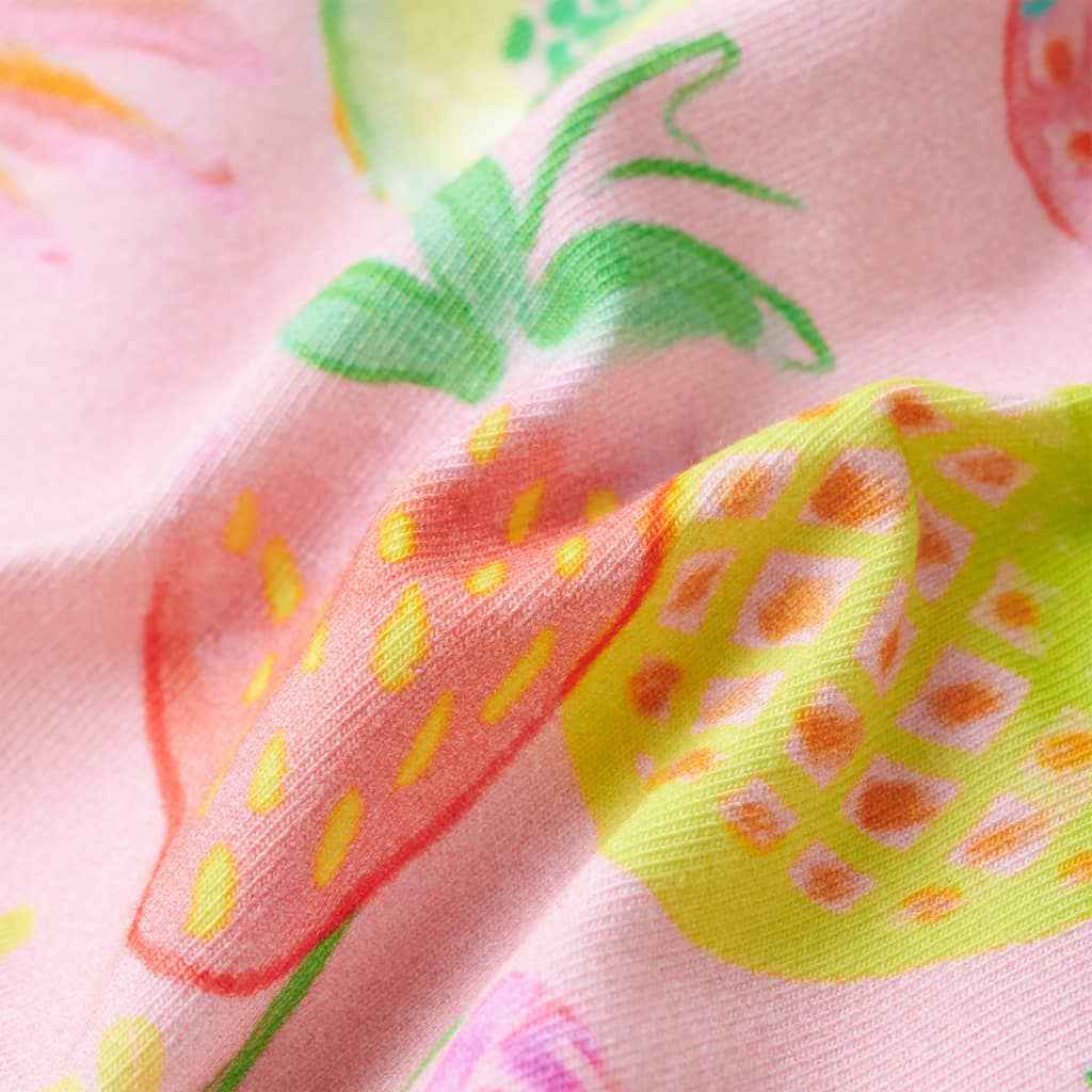 Calções de criança com cordão rosa suave 92