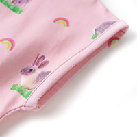 Vestido para criança rosa-claro 92