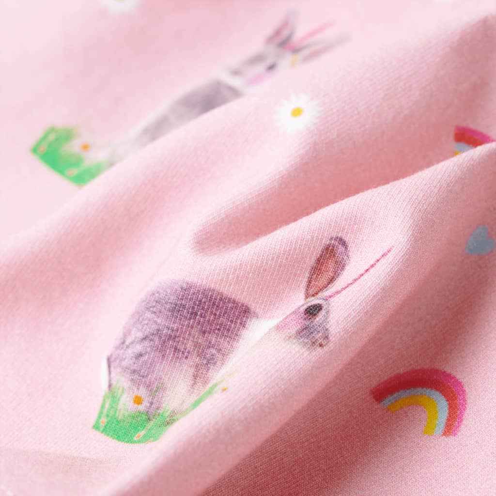 Vestido para criança rosa-claro 92