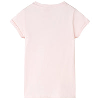 T-shirt para criança rosa-suave 92
