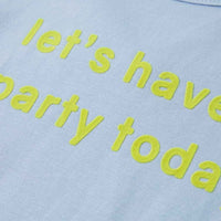 T-shirt para criança azul 92