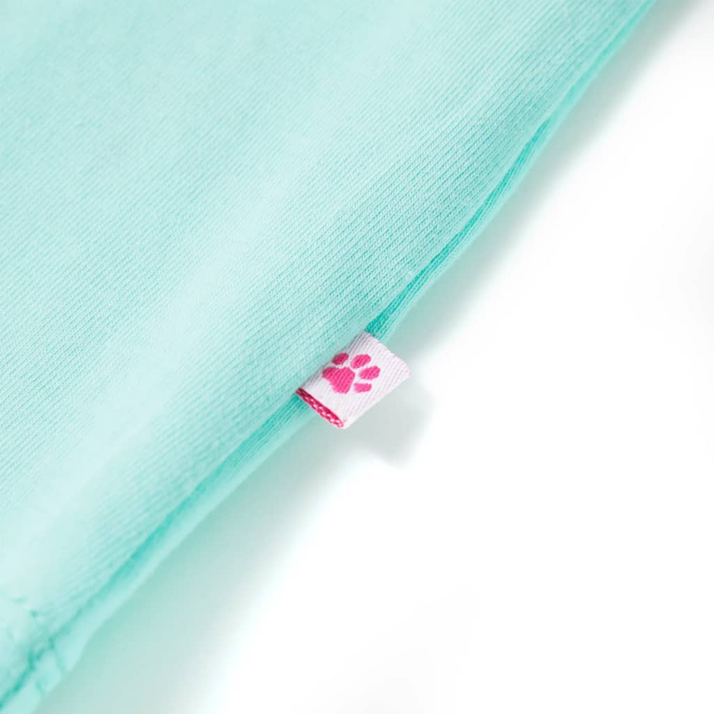 T-shirt infantil menta-claro 92