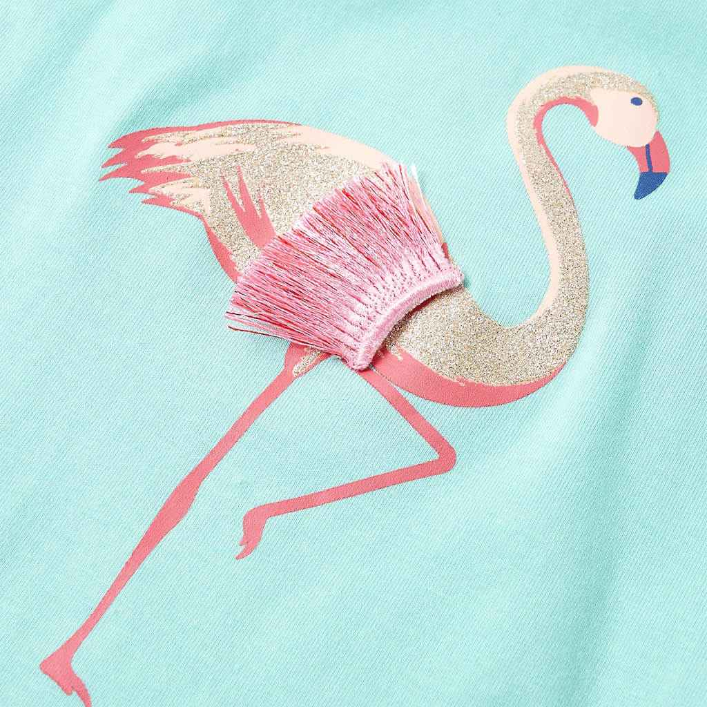 T-shirt de alças para criança menta-claro 92