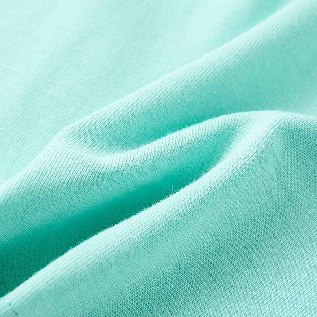 T-shirt de alças para criança menta-claro 92