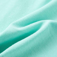 T-shirt de alças para criança menta-claro 92