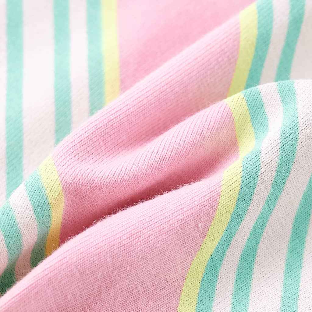 Vestido de criança com cordão sem mangas rosa 92