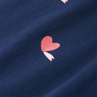 T-shirt infantil azul-escuro 92