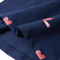 T-shirt infantil azul-escuro 92