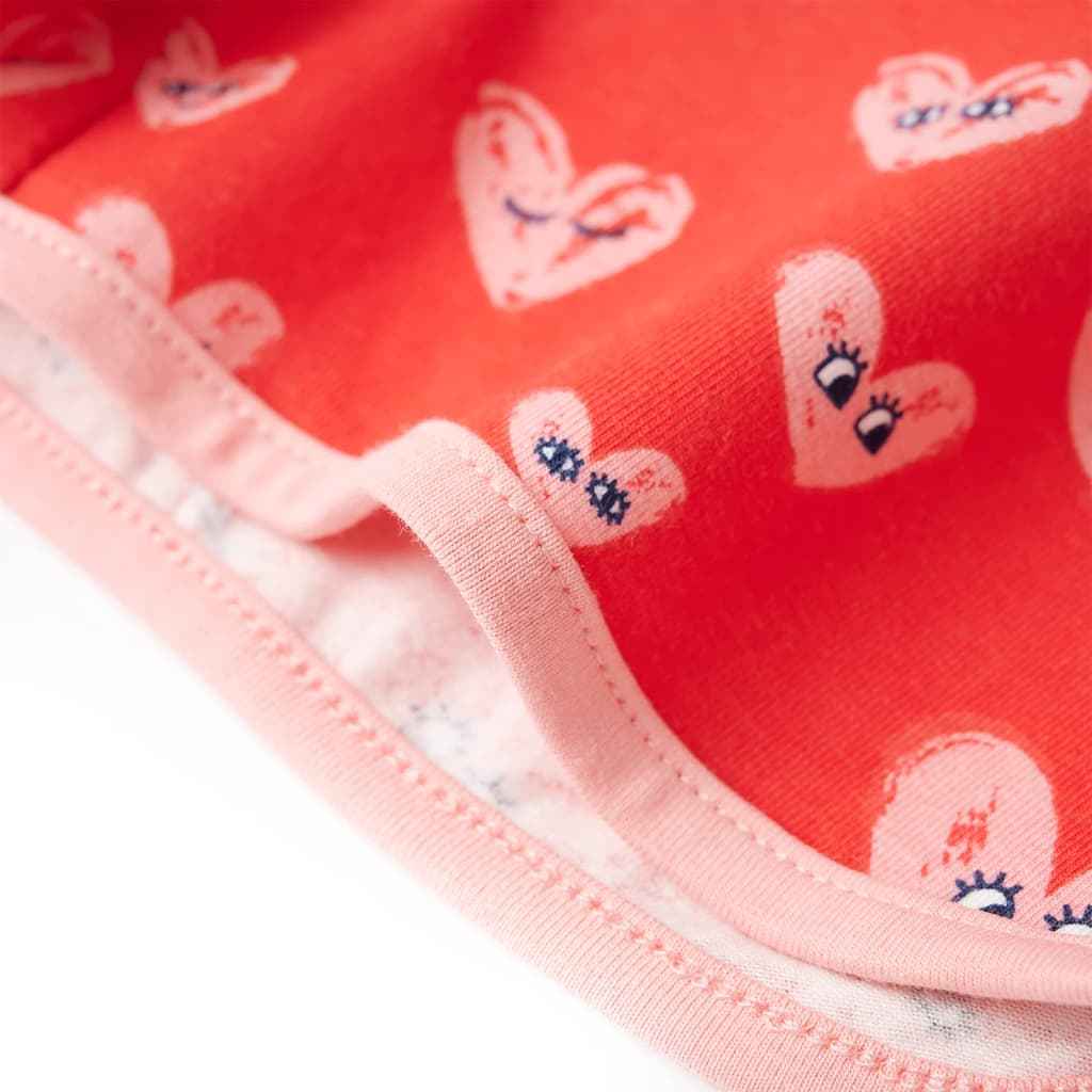 Calções de criança com cordão vermelho 92