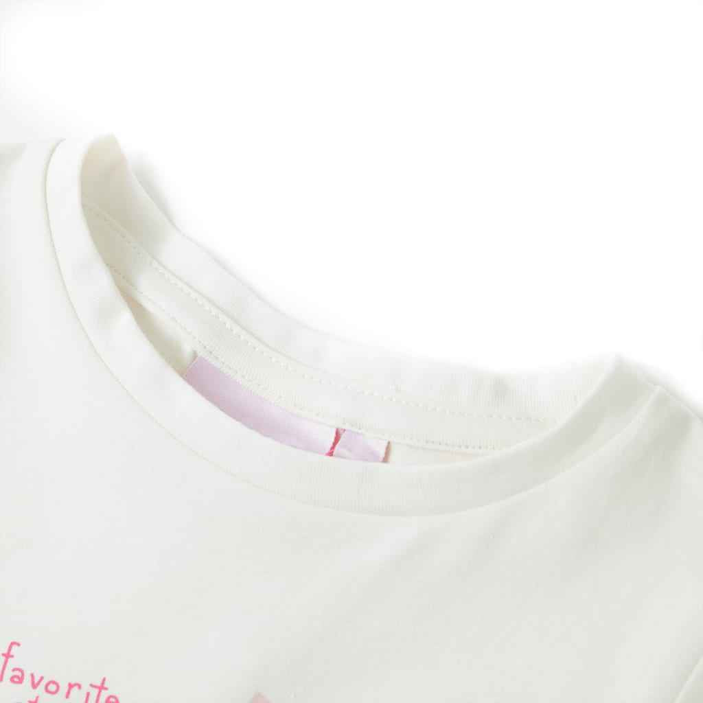 T-shirt infantil cor cru 92