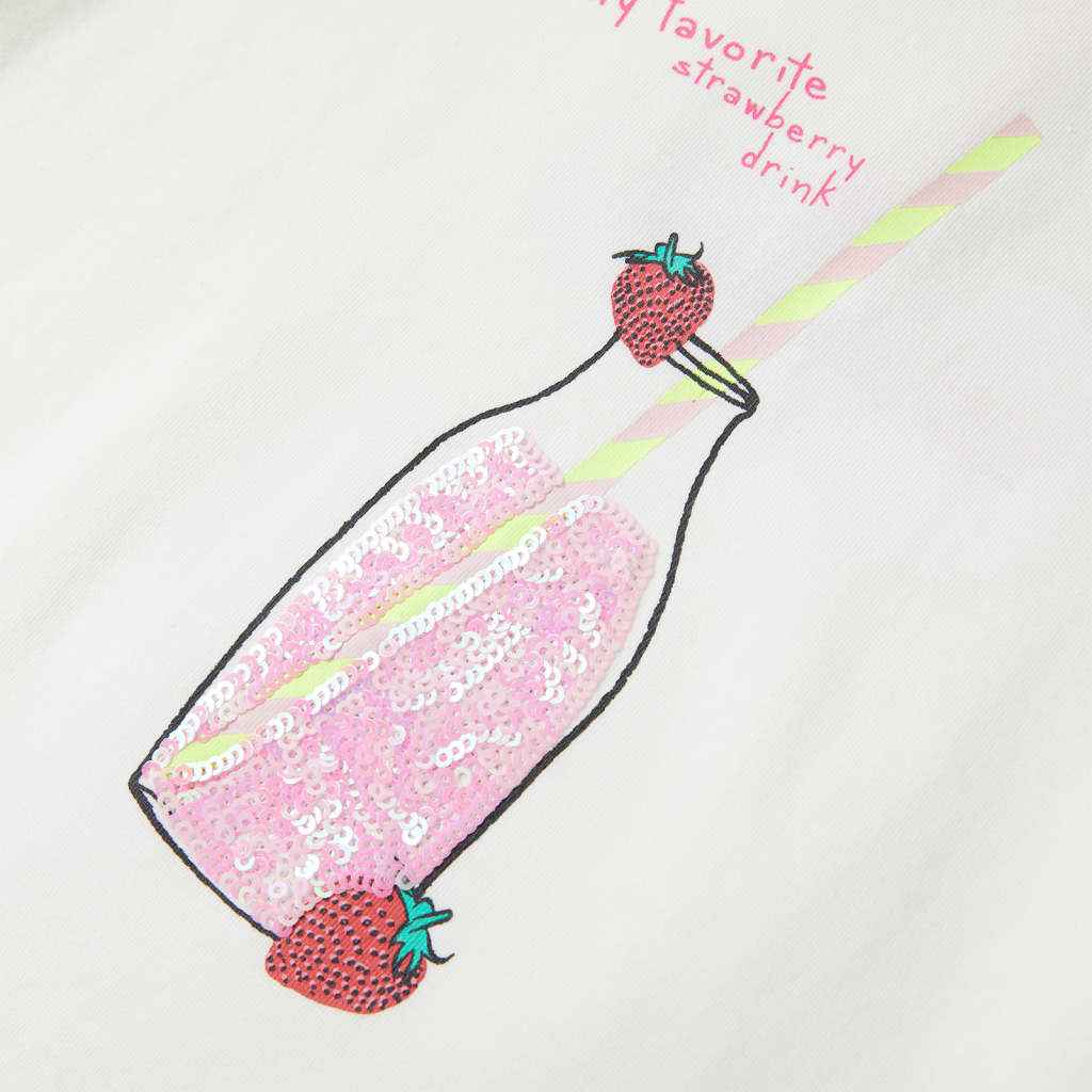 T-shirt infantil cor cru 92