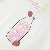 T-shirt infantil cor cru 92