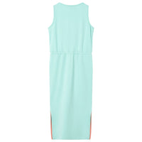 Vestido de criança com cordão menta-claro 92