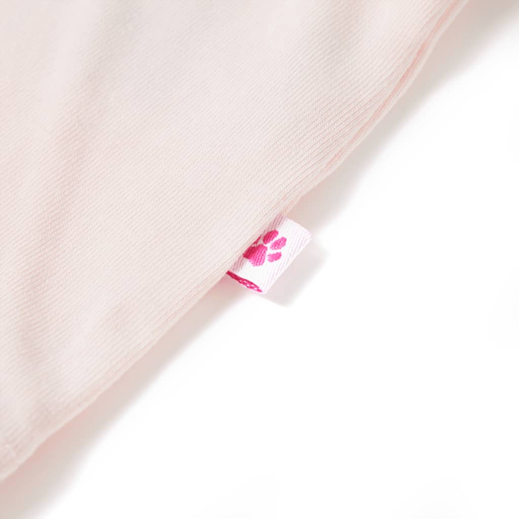 T-shirt de criança rosa suave 92