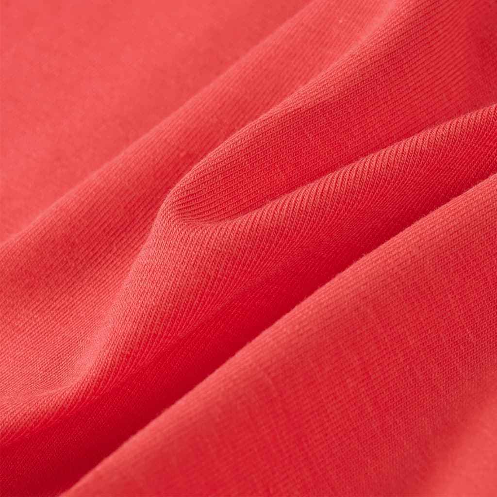T-shirt para criança vermelho 92