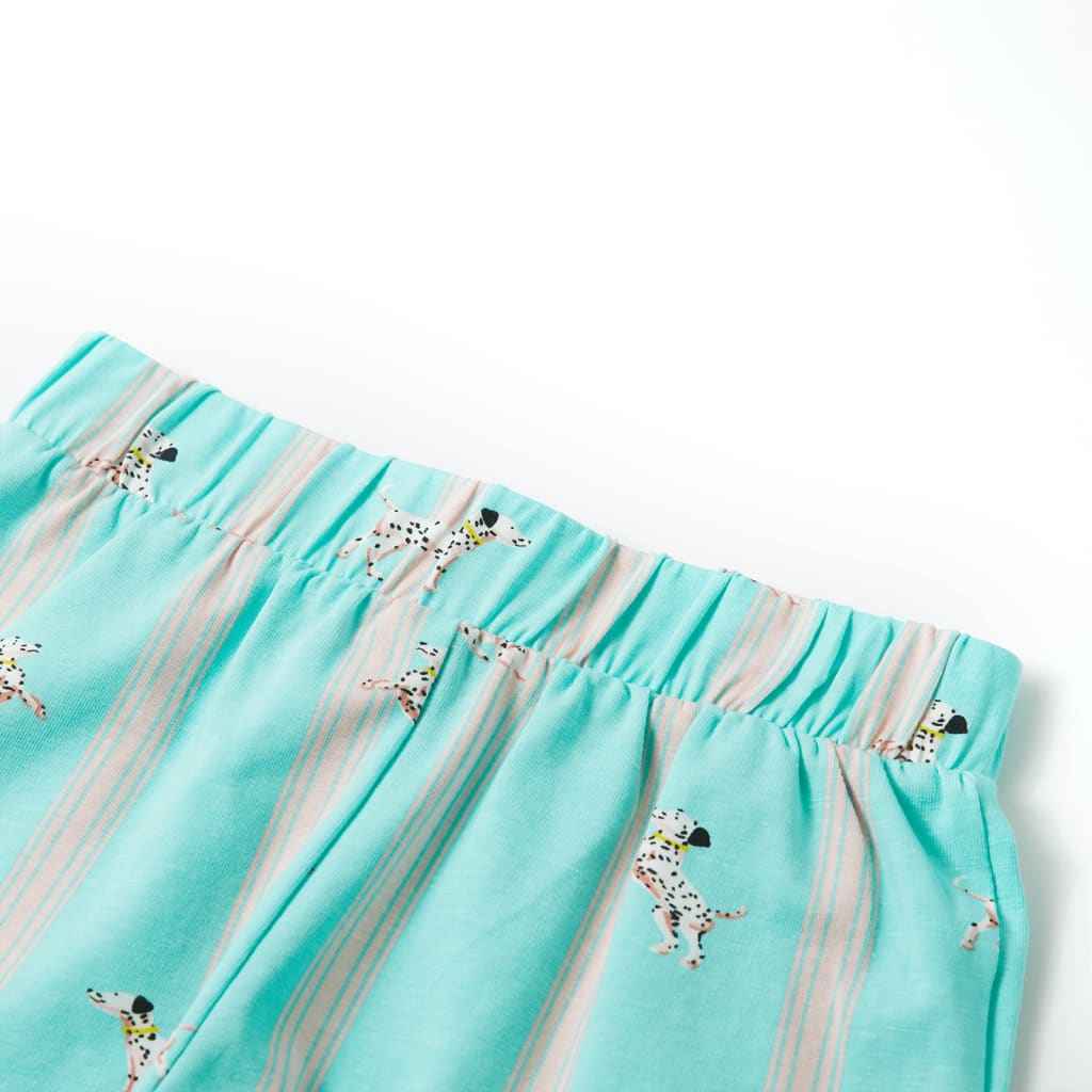 Pijama de manga curta para criança cor cru 92