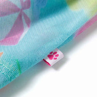 Saia plissada para criança ciano-claro 92