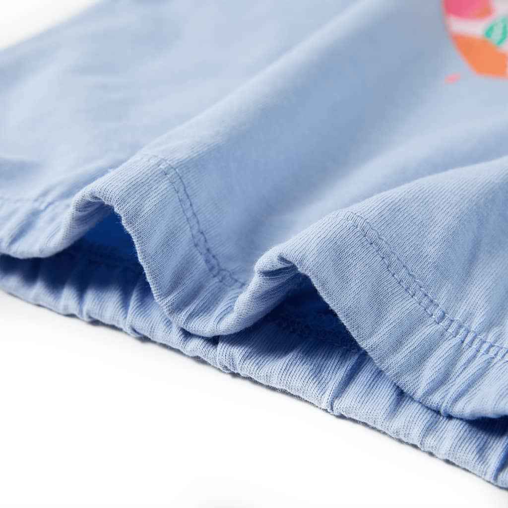 T-shirt de criança azul 92