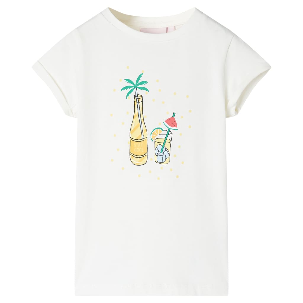 T-shirt infantil cor cru 92