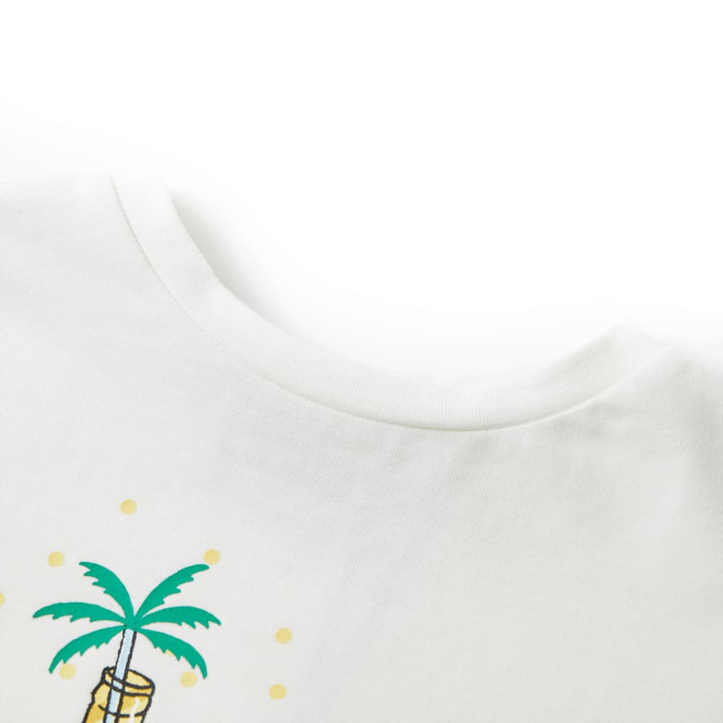 T-shirt infantil cor cru 92